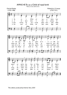 To us a Child of royal birth