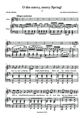 O the merry, merry Spring!