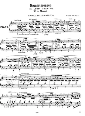 Reminiscenzen aus Mozarts 'Don Juan'