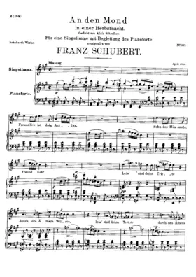 An den Mond in einer Herbstnacht