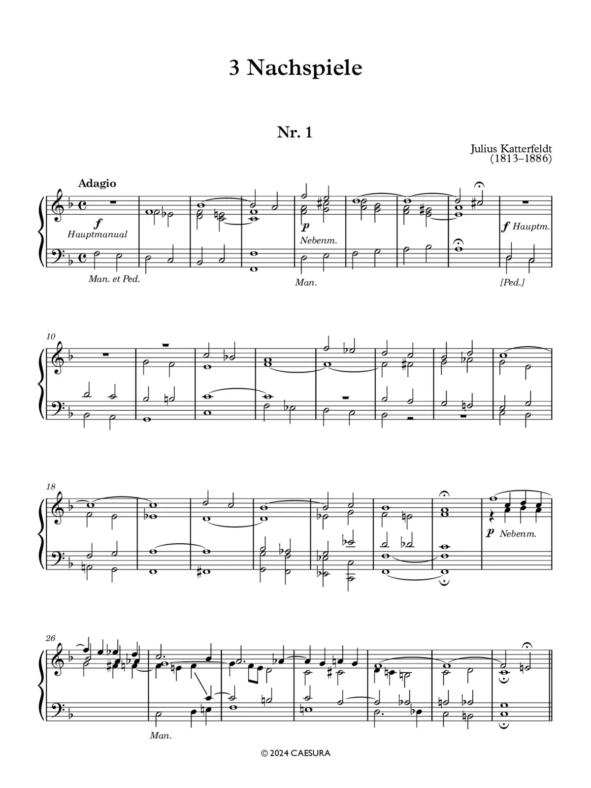 3 Nachspiele - Page 1