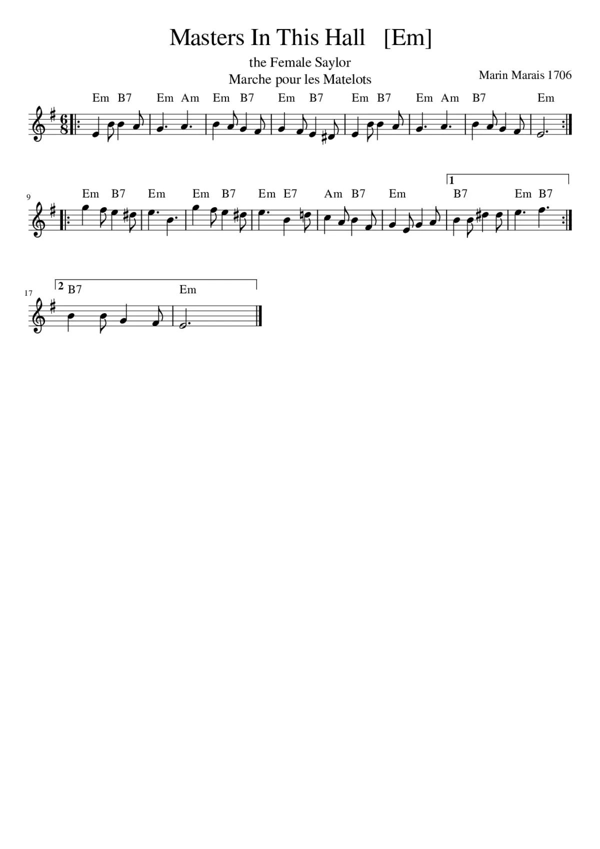 Masters in This Hall - Page 1