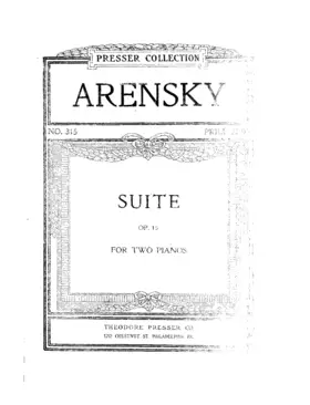Suite No.1 for 2 Pianos