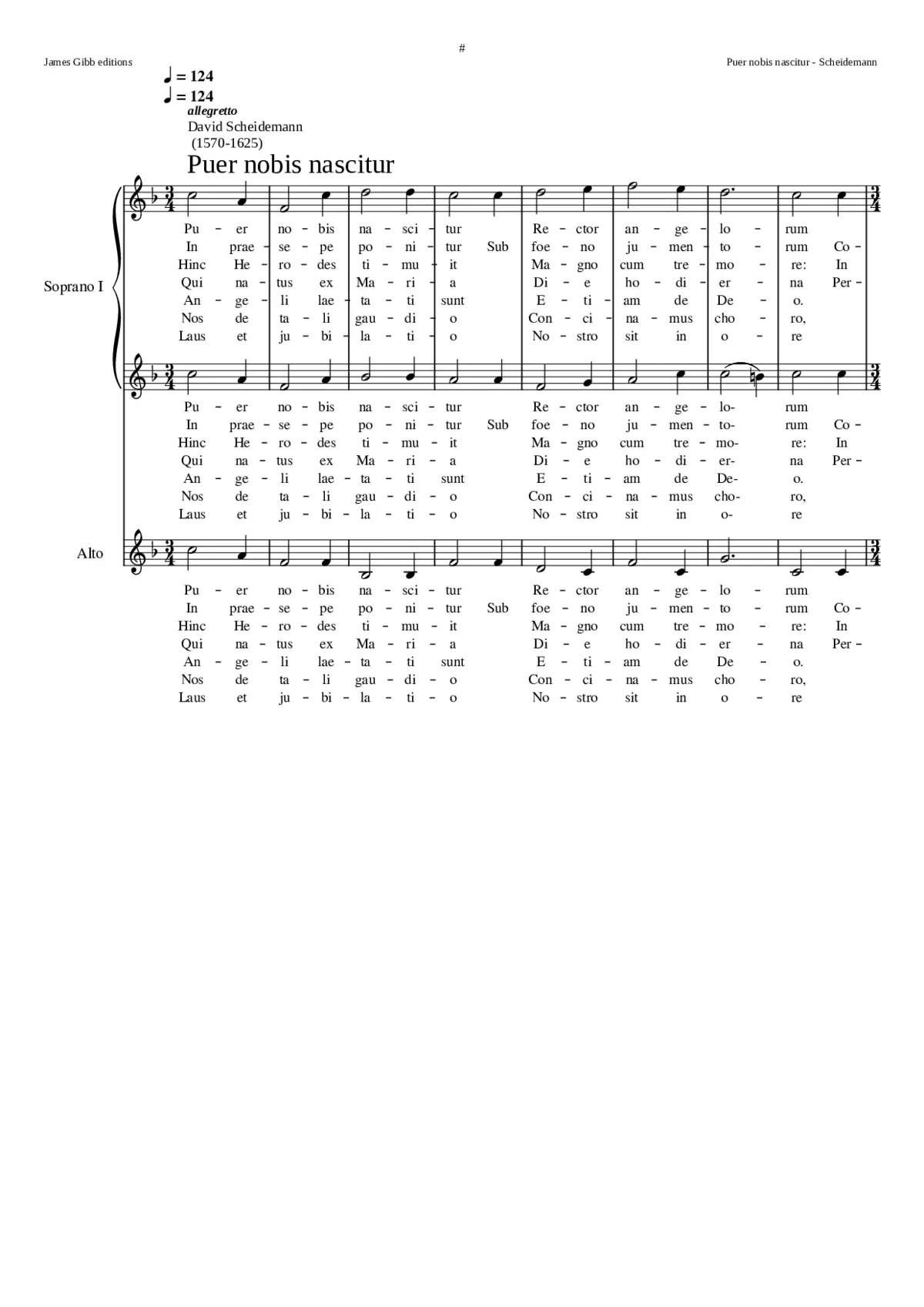Puer nobis nascitur - Page 1