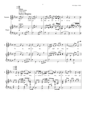 Salve Regina in E flat