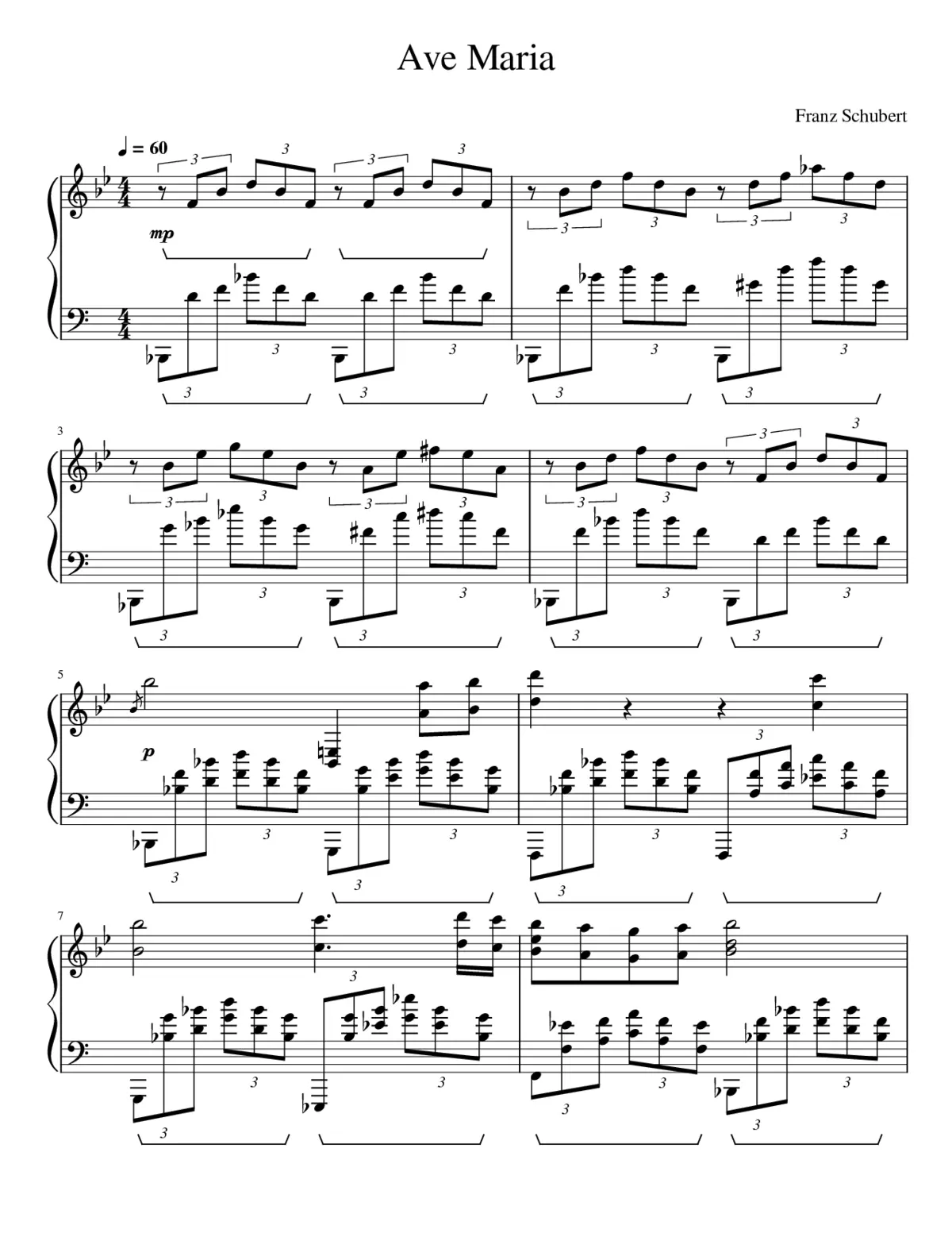 Ave Maria D.839 - Page 1