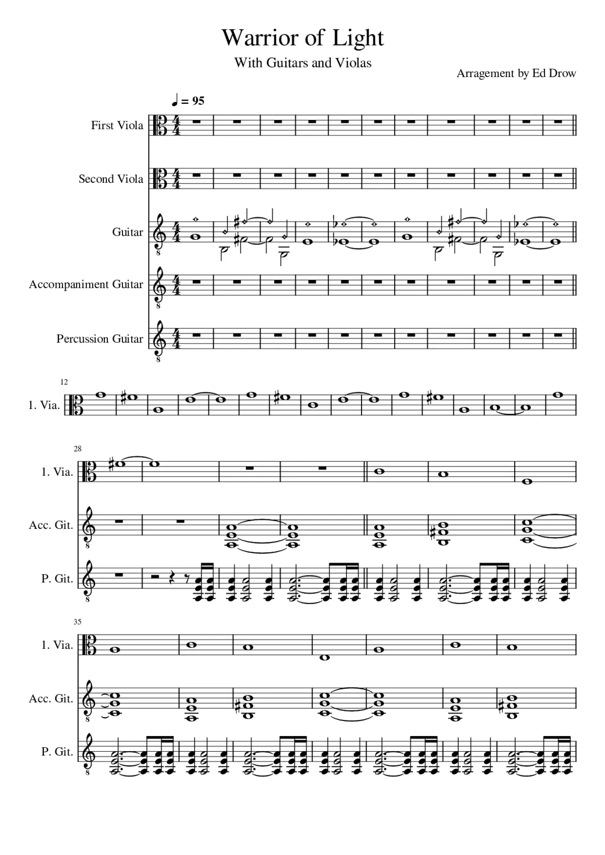 warrior of light - Page 1