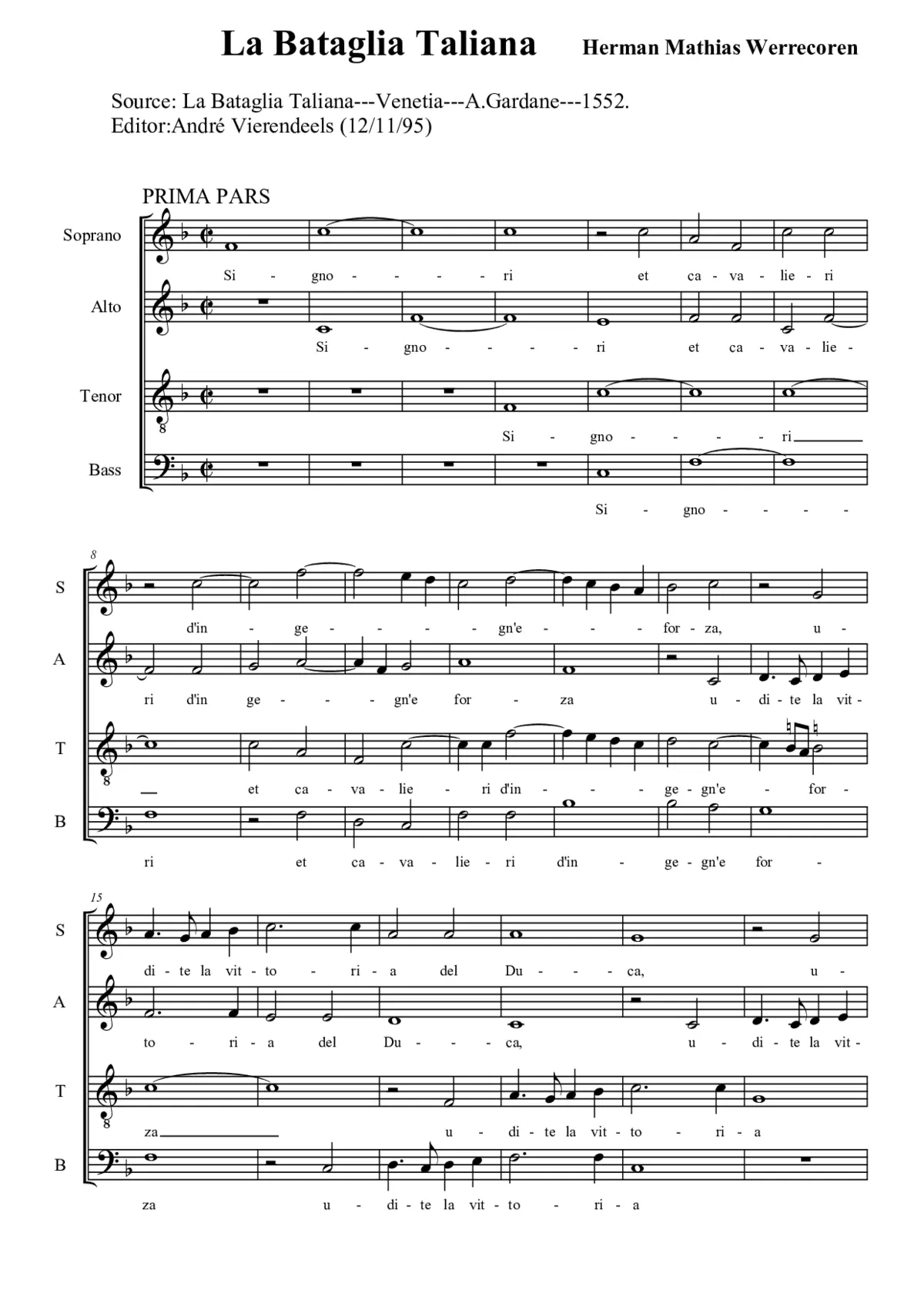 La bataglia Taliana - Page 1
