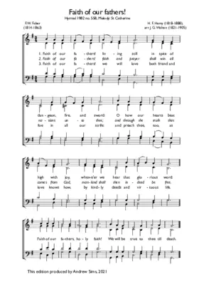 Faith of our fathers!