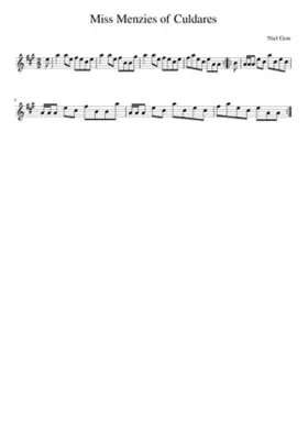 Miss Menzies of Culdares