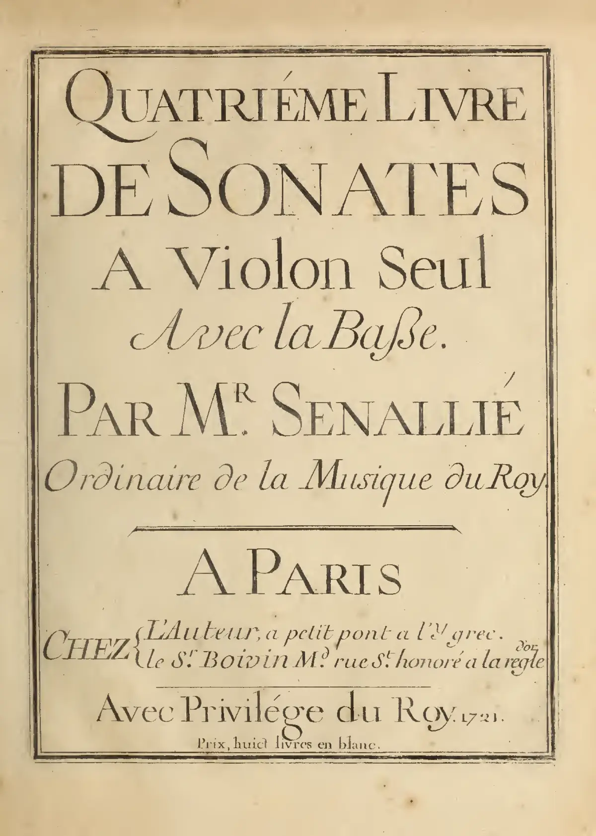 10 Violin Sonatas, Op.4 - Page 1