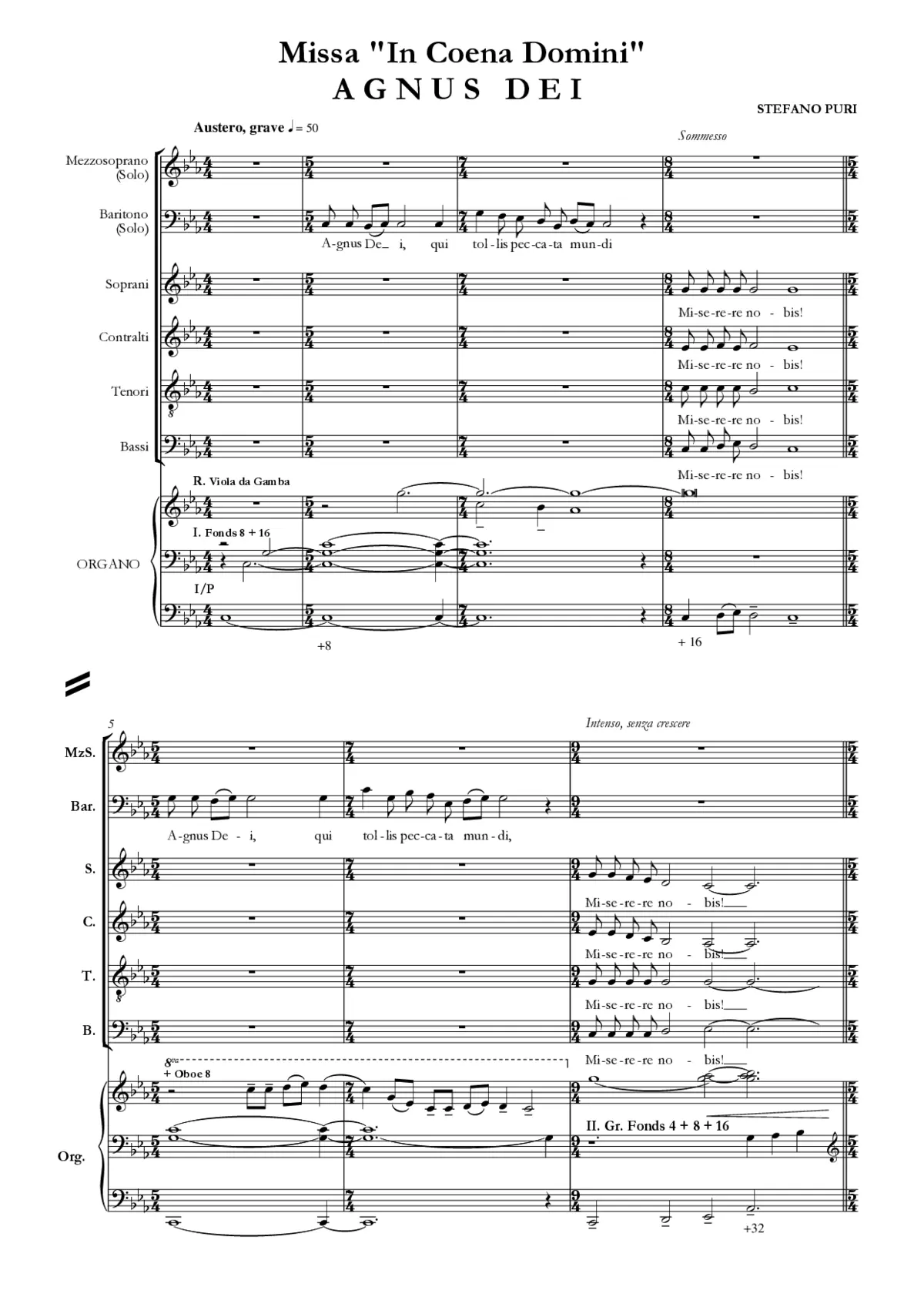 Missa "In coena Domini" - Page 1