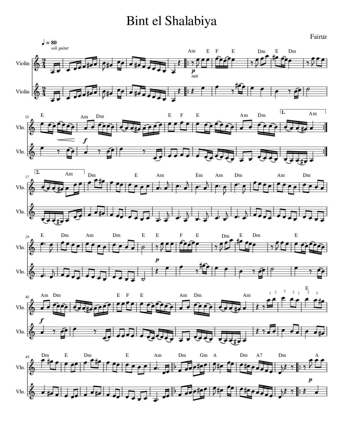 Bint El Shalabiya - Page 1