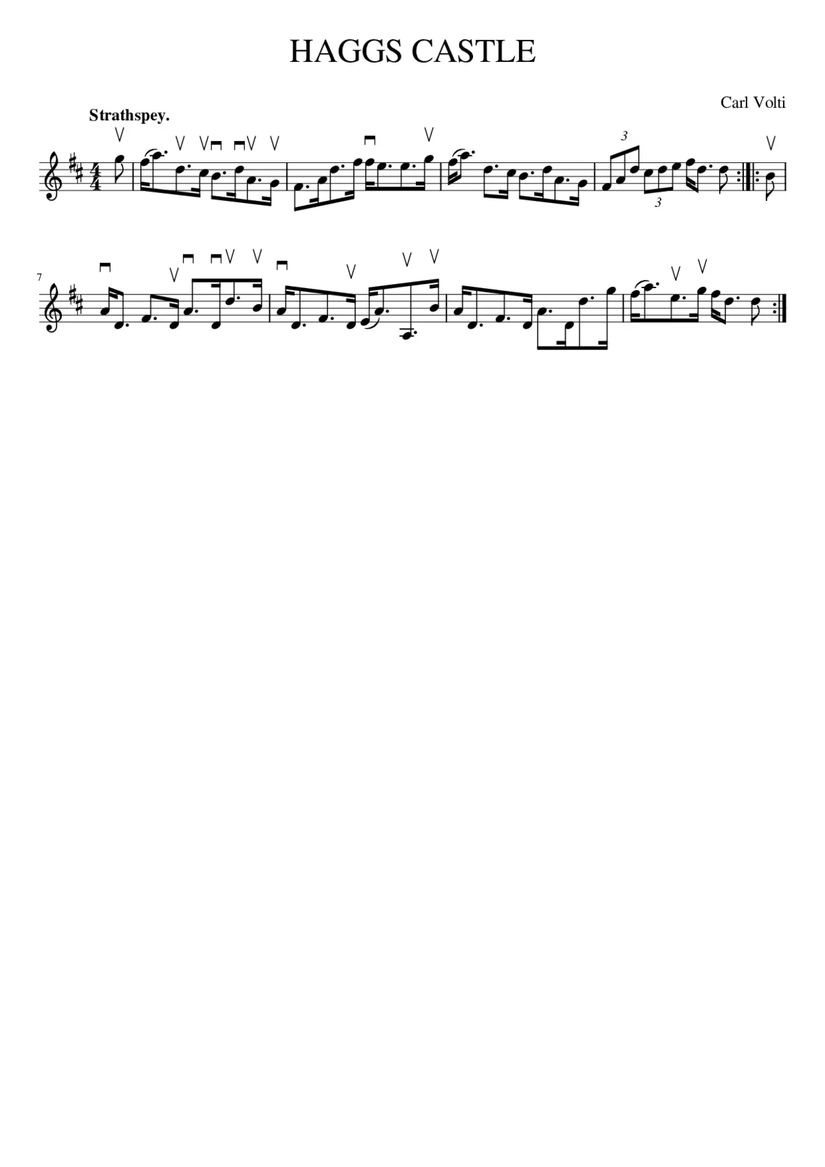 HAGGS CASTLE - Page 1