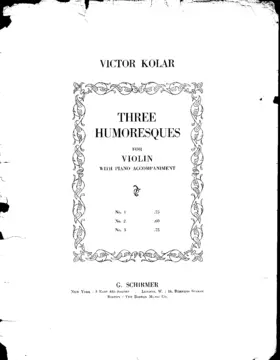 Three Humoresques