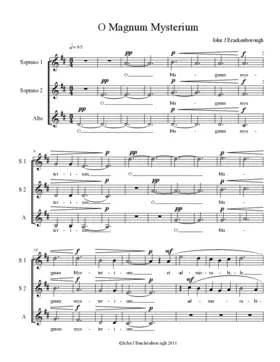 O magnum mysterium