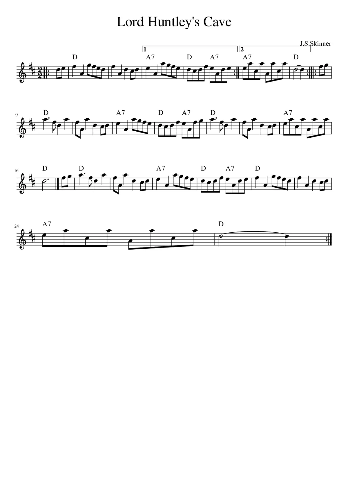 Lord Huntley's Cave - Page 1