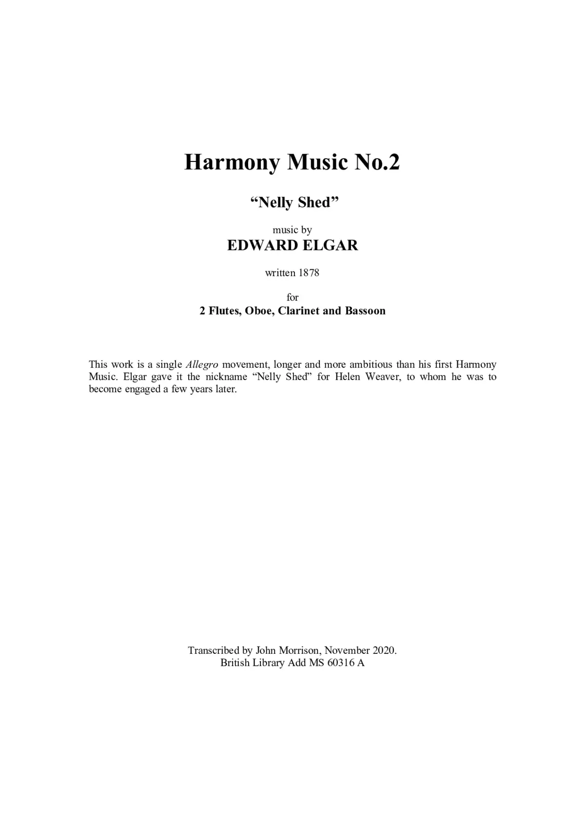 Harmony Music No.2 - Page 1