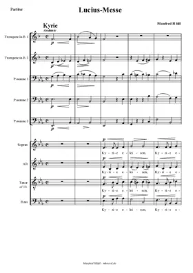 Lucius-Messe für Chor und Bläser
