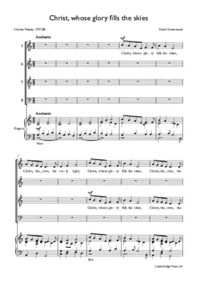 Christ, whose glory fills the sky