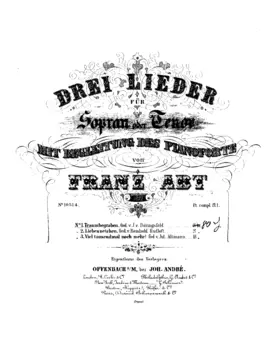 Drei Lieder f. S. (od. T.)