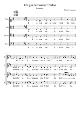 Era gia per lasciar freddo