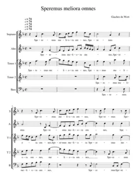 Speremus meliora omnes