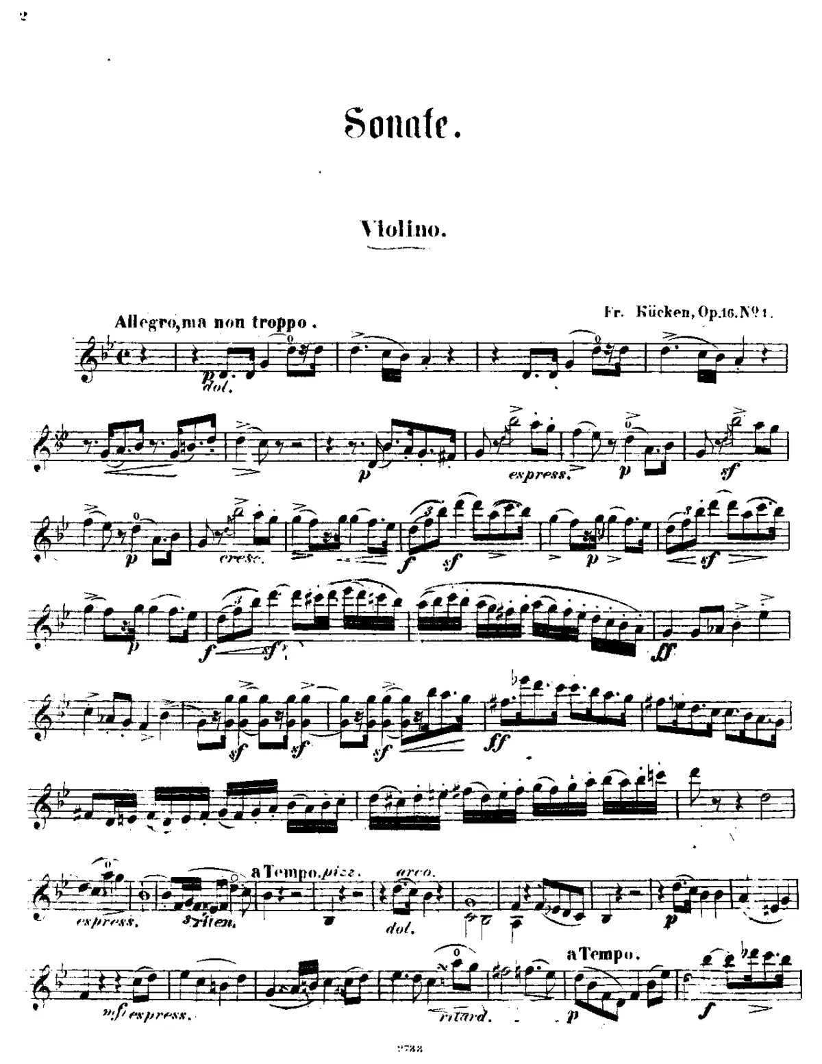 2 Violin Sonatas - Page 1