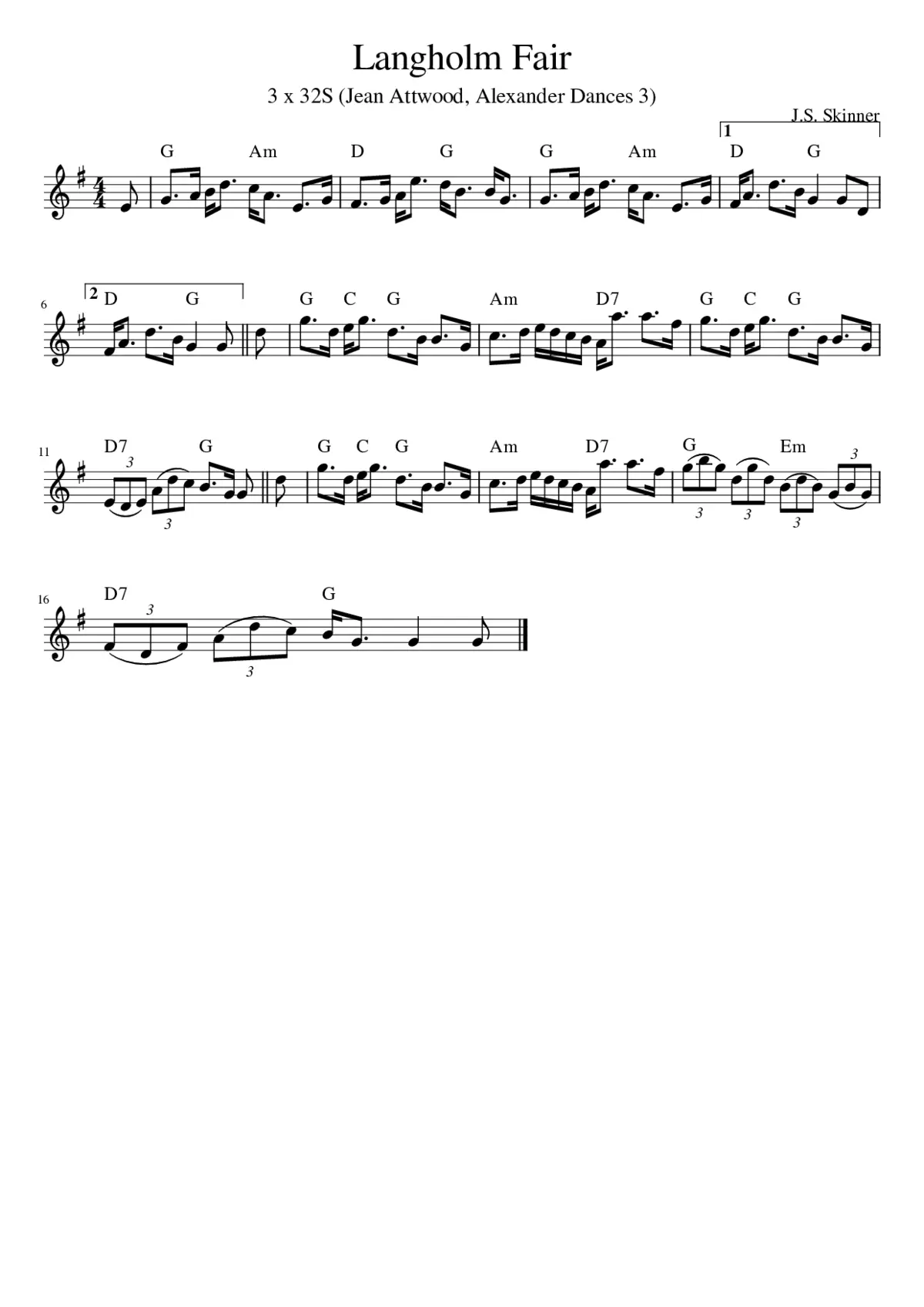 Langholm Fair - Page 1