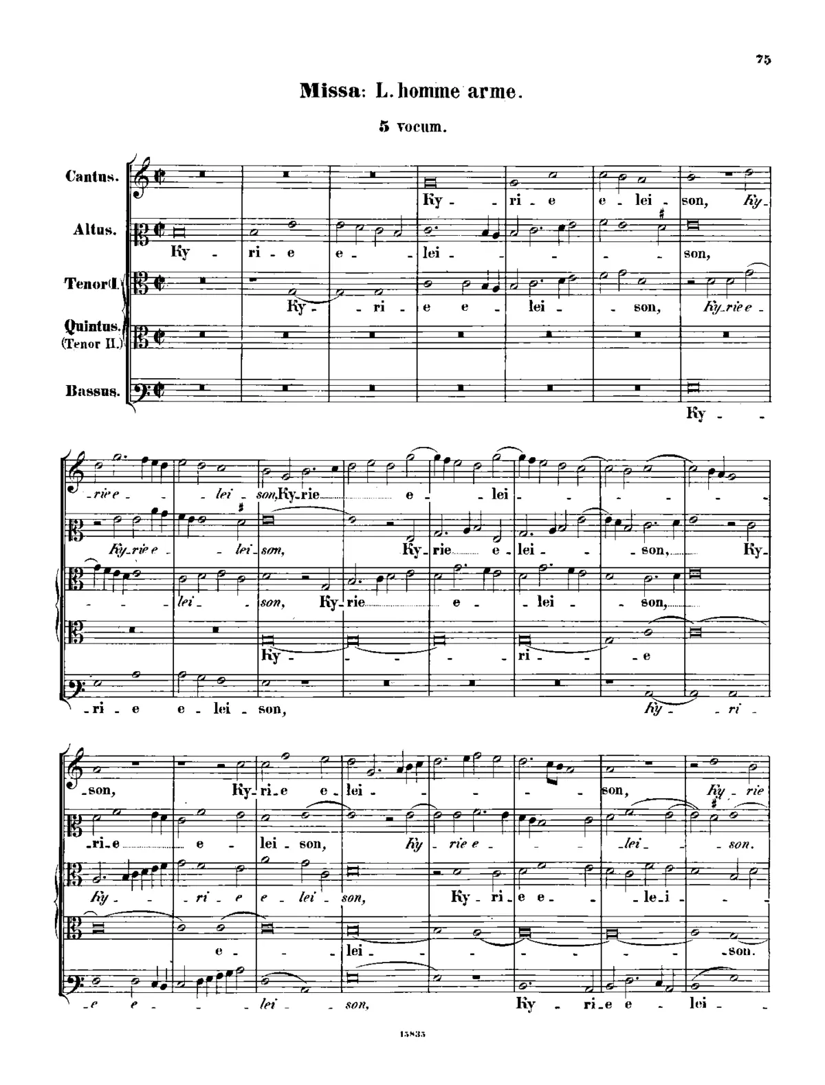 Missa L'homme armé - Page 1