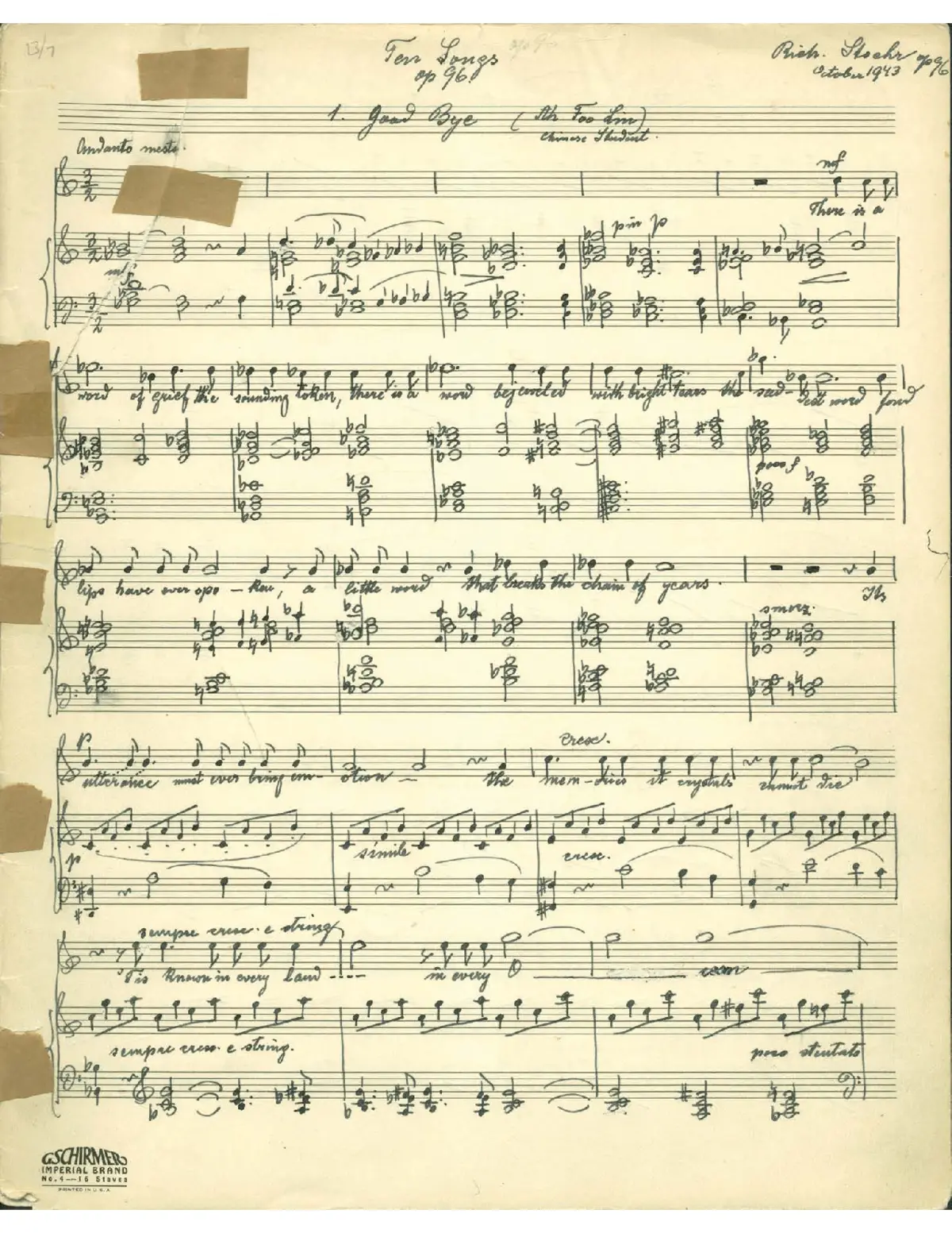 Ten Songs - Page 1