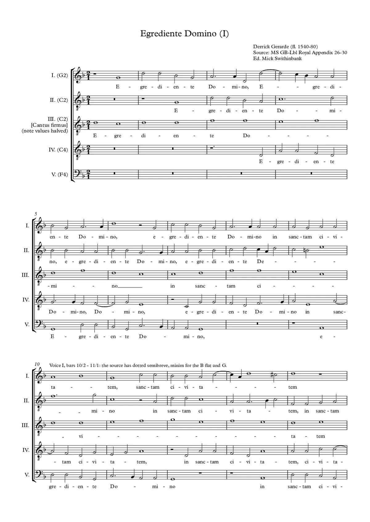 Egrediente Domino (I) - Page 1
