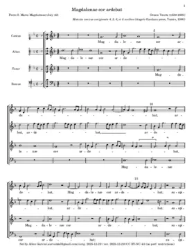 Magdalenae cor ardebat a 4