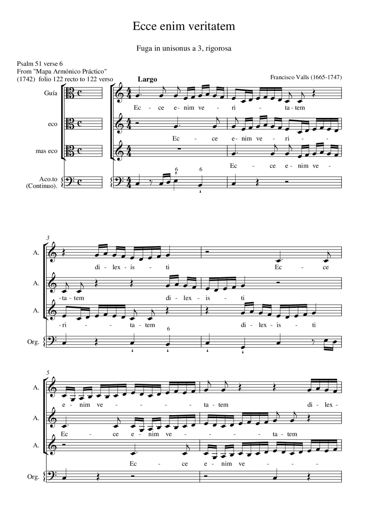 Ecce enim veritatem II - Page 1