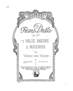 Valse Badine, Mazurka