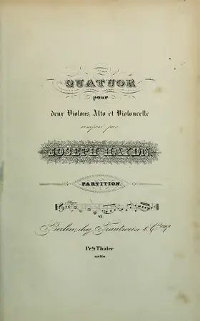 String Quartet in C major