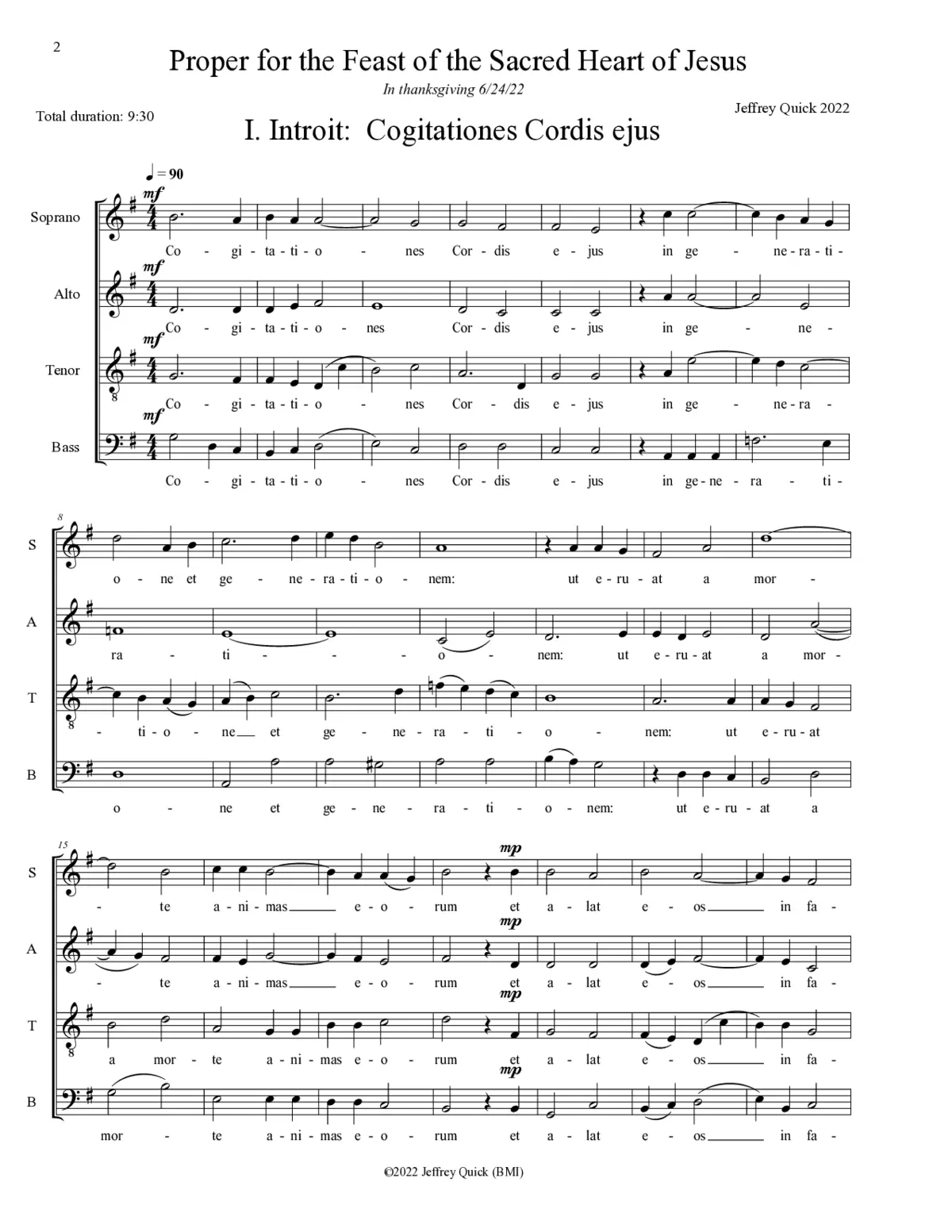 Cogitationes cordis ejus - Page 1