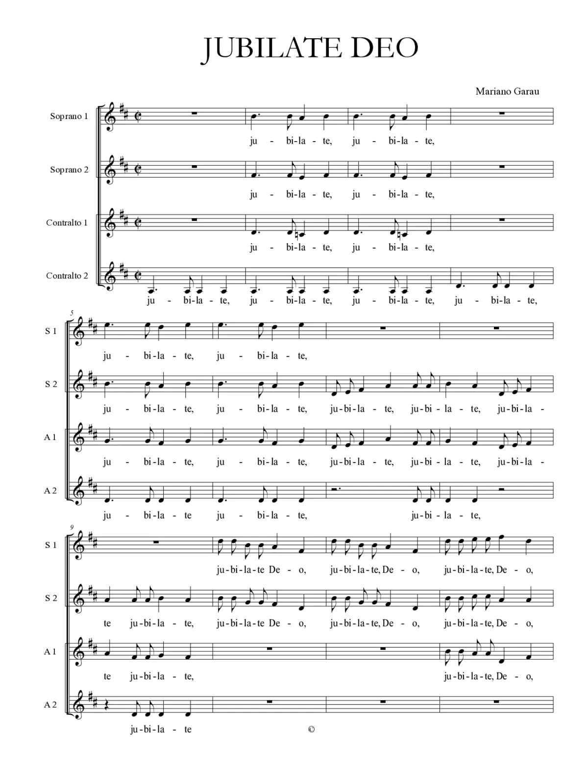 Jubilate Deo 2023 - Page 1