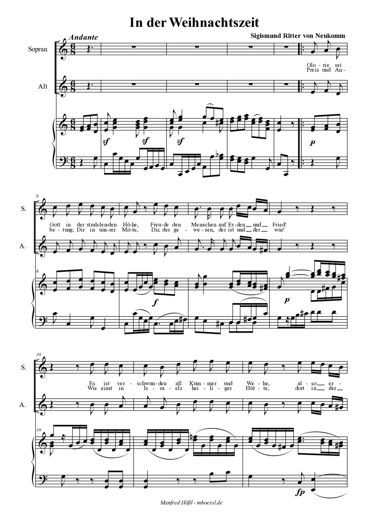 In der Weihnachtszeit - Page 1