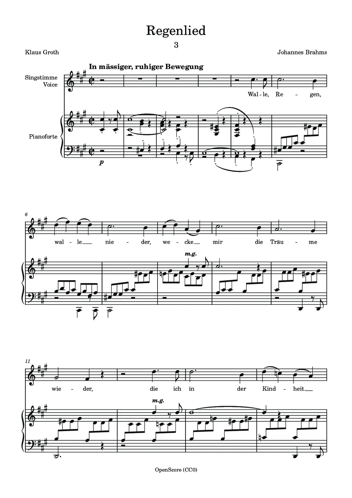 Regenlied - Page 1