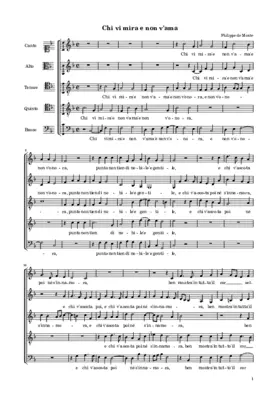 Chi vi mira e non v'ama