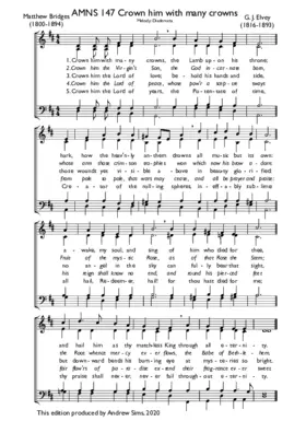 Crown him with many crowns