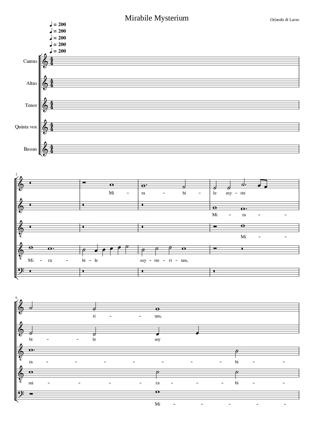 Mirabile mysterium - Page 1