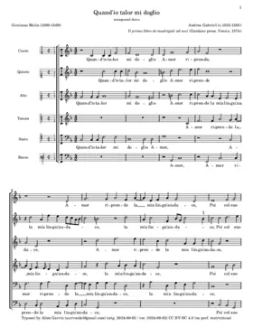 Quand'io talor mi doglio