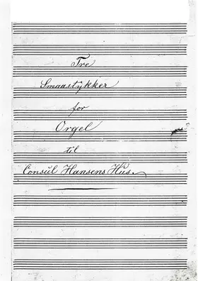3 Smaastykker for Orgel til Consul Hansens Hus