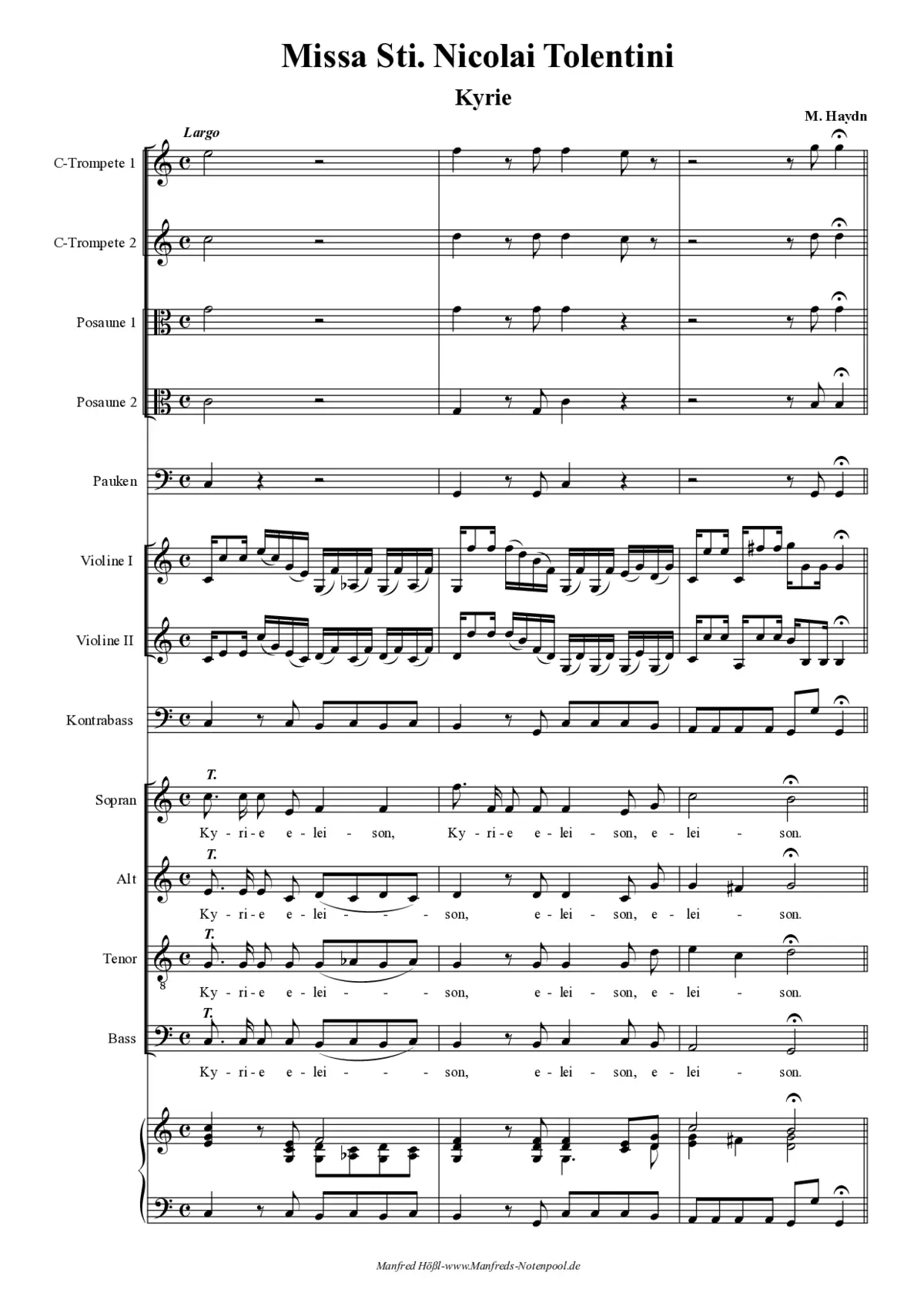 Missa Sti. Nicolai Tolentini - Page 1