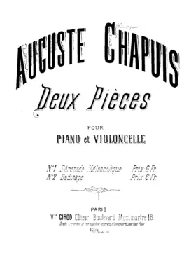 2 Pièces pour violoncelle et piano