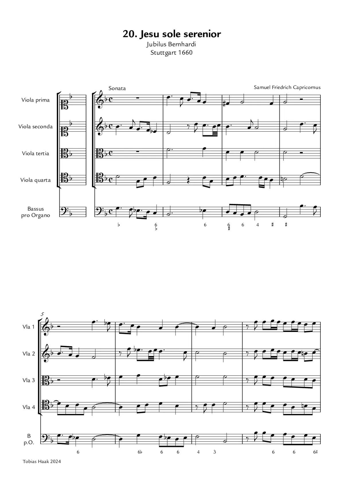 Jesu sole serenior - Page 1