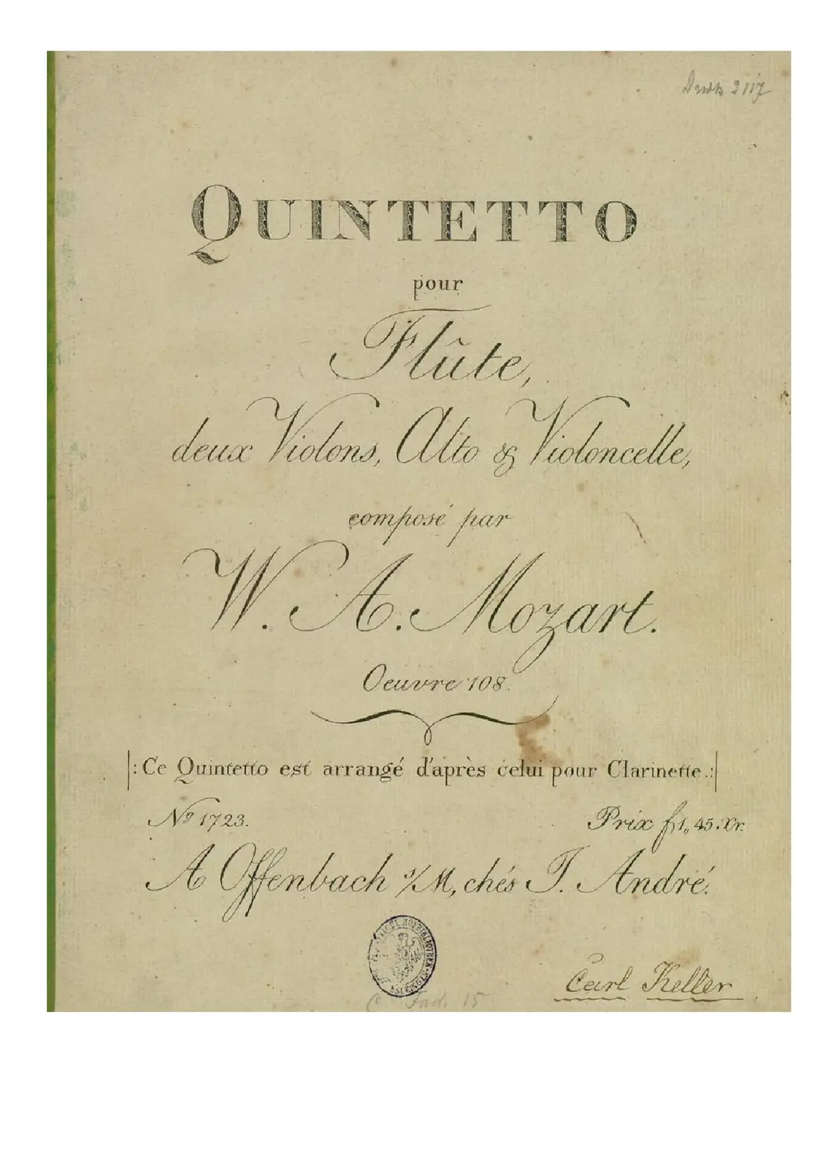 Clarinet Quintet - Page 1
