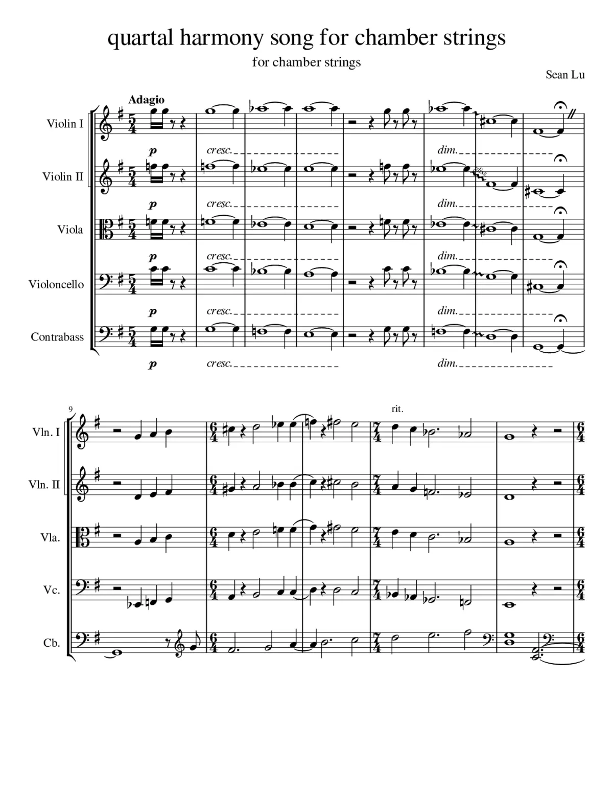 quartal harmony song for chamber strings (very wippy) - Page 1